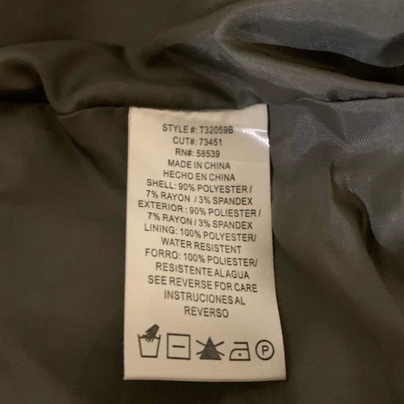 STS Blue Olive Green Cropped Peacoat - Picture 9 of 10